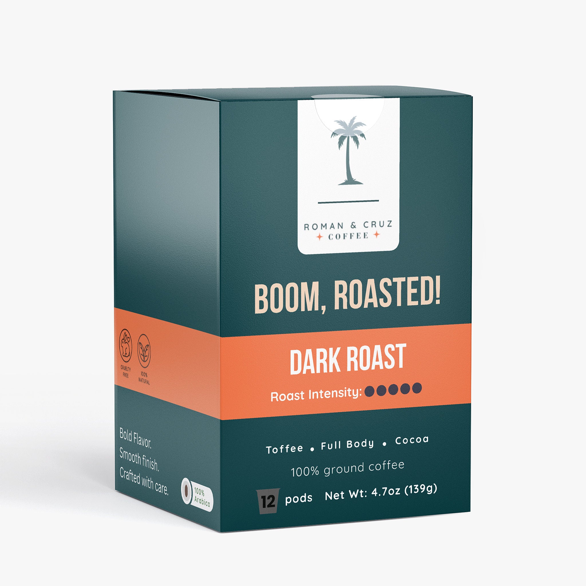 Boom, Roasted! Coffee Pods (Dark Roast)