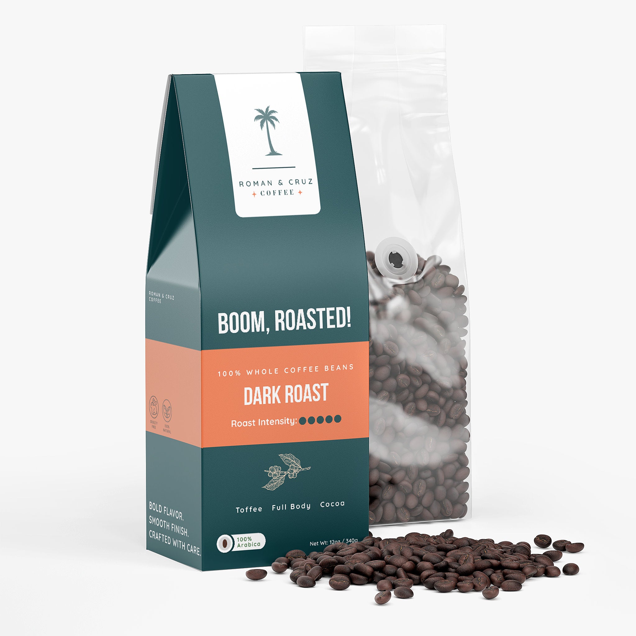 Boom, Roasted! (Dark Roast) – Roman & Cruz Coffee