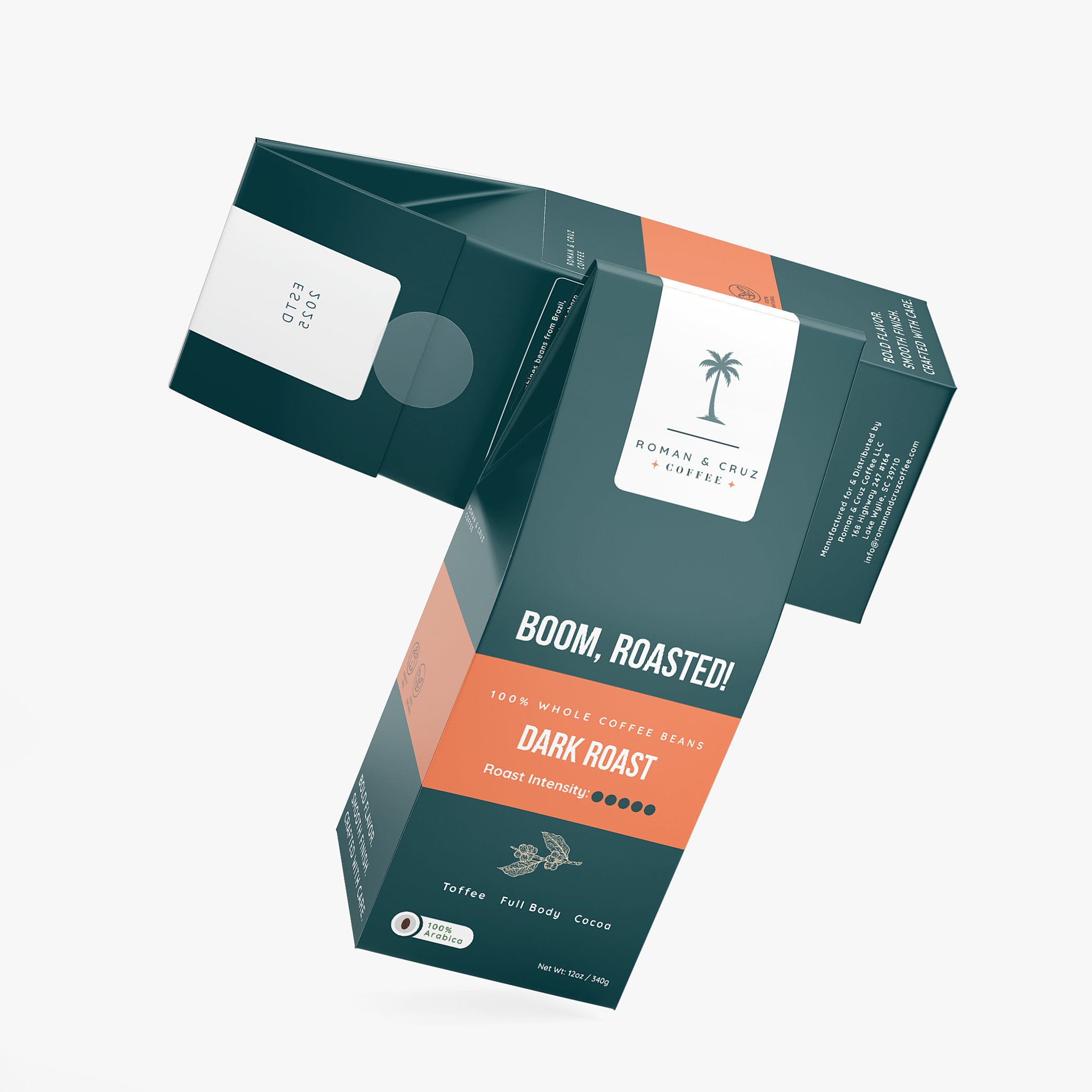 Boom, Roasted! (Dark Roast) – Roman & Cruz Coffee
