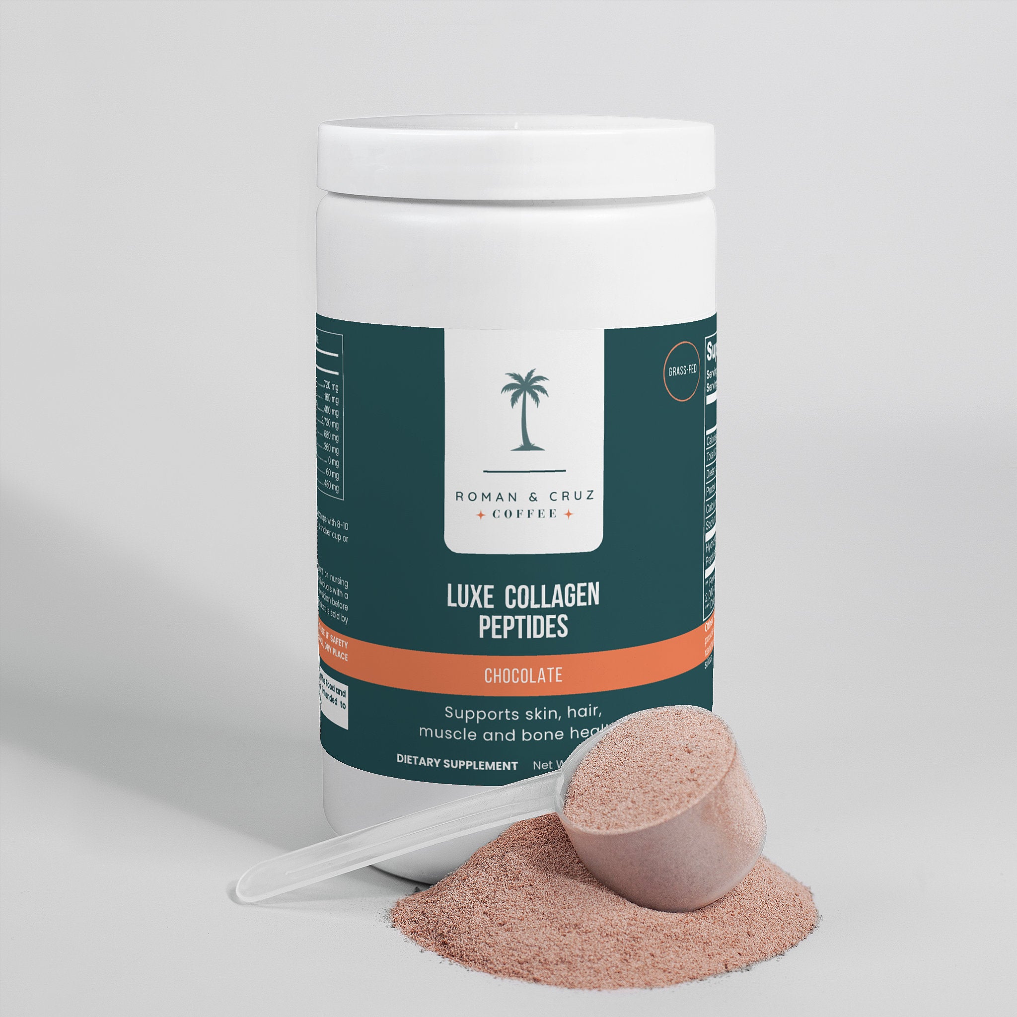 Luxe Collagen Peptides Powder (Chocolate)